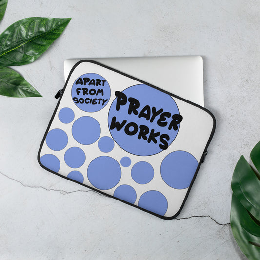 'Prayer Works' Laptop Sleeve